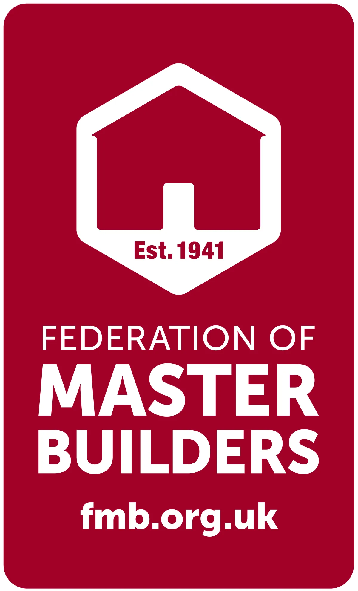 a red and white sign with the words celebration of master builder