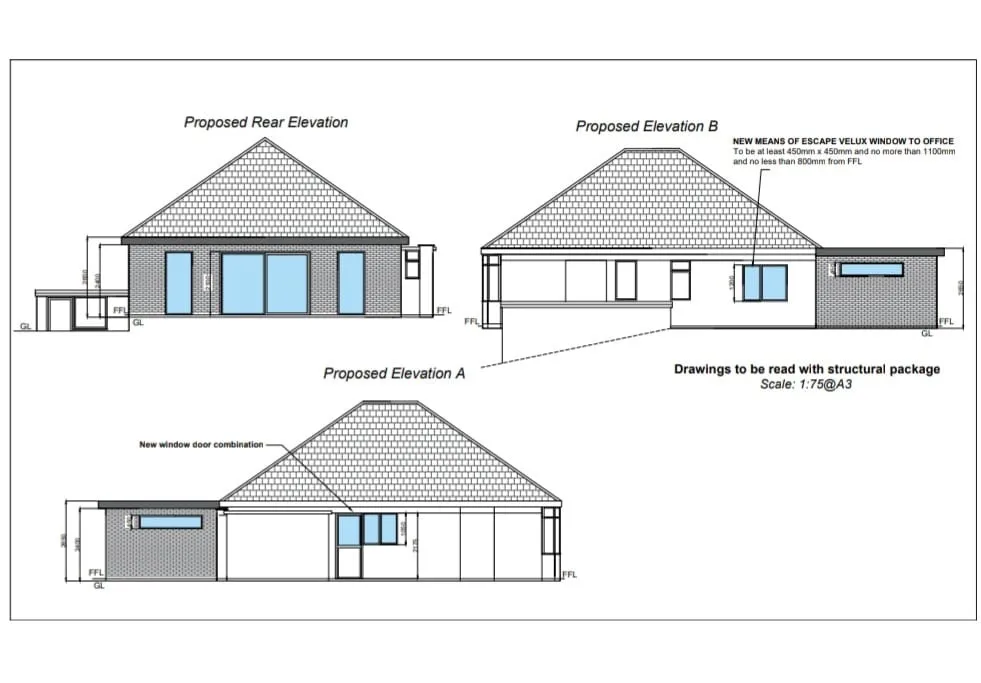 Single Storey Rear Extension with New Kitchen/Living Area
